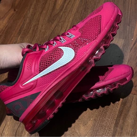 Nike Air Max 2013 in original box - Fuchsia Pink-Reflect Silver-Anthracite - Picture 11 of 15